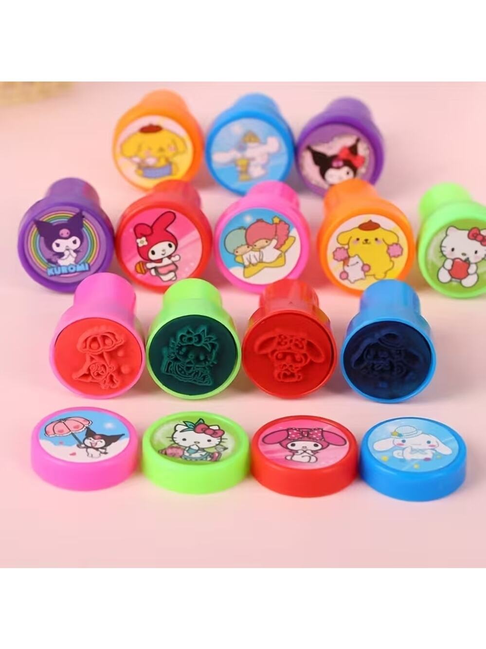 #6850 Hello Kitty & Friends Stamp Set - 6 Random Pieces